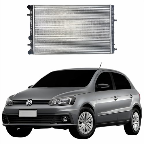 Radiador Gol G7 2017 2018 2019 2020 2021 Com Ar Condicionado Mecânico