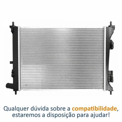 Radiador Hyundai Hb20 Hb20S 2012 Até 2019 Com E Sem Ar Condicionado Mecânico