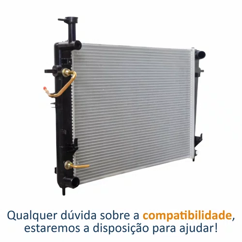 Radiador Hyundai Tucson 2005 Até 2013 Com E Sem Ar Condicionado Automático e Mecânico