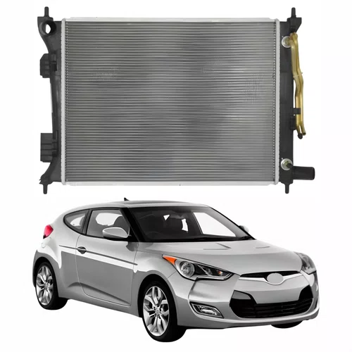 Radiador Hyundai Veloster 2012 2013 Com Ar Condicionado Automático e Mecânico