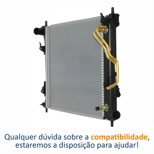 Radiador Hyundai Veloster 2012 2013 Com Ar Condicionado Automático e Mecânico