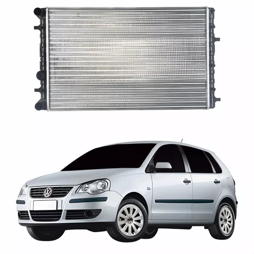 Radiador Vw Polo 2006 Até 2018 Com Ar Condicionado Mecânico