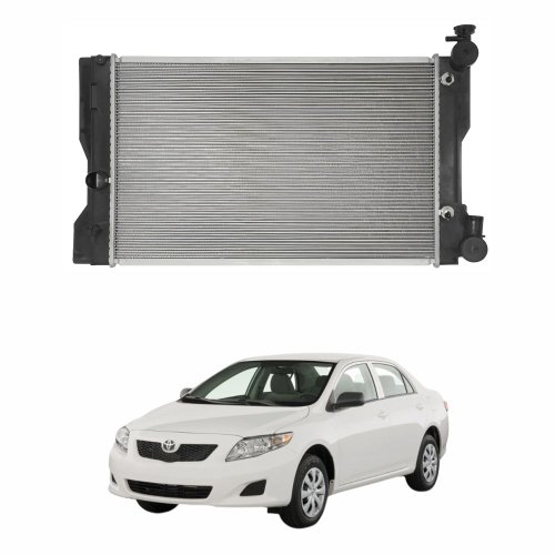 Radiador Toyota Corolla 2008 até 2019 Com Ar Condicionado e Sem Ar Condicionado Automático