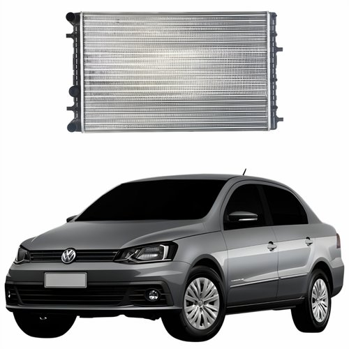 Radiador Voyage G7 2017 2018 2019 2020 2021 Com Ar Condicionado Mecânico