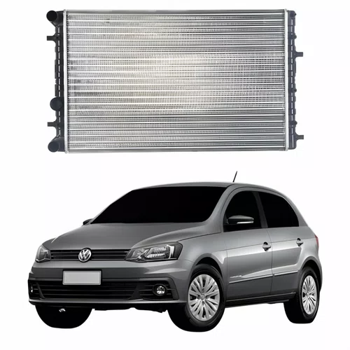 Radiador Vw Gol 2009 Até 2023 Com Ar Condicionado Mecânico