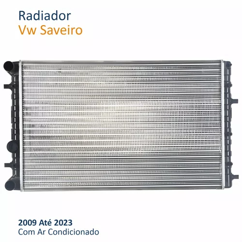 Radiador Vw Saveiro 2009 Até 2023 Com Ar Condicionado Mecânico