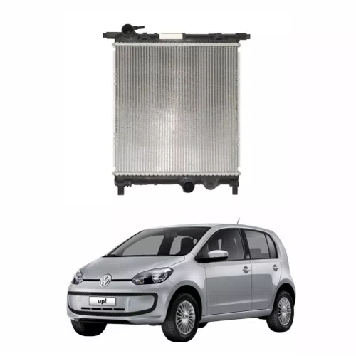 Radiador Vw Up 2014 2015 2016 2017 2018 2019 Com E Sem Ar Condicionado Mecânico