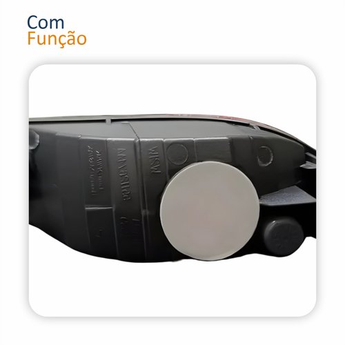Refletor Traseiro Parachoque Jeep Compass 2017 Até 2023 Com Função Lado Esquerdo Motorista