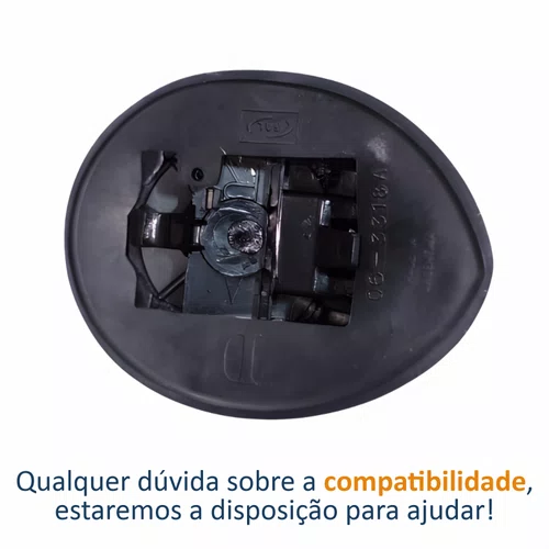 Refletor Olho de Gato Toyota Hilux Sr5 1990 Até 2001 Srv 2002 Até 2004 Lado Esquerdo Motorista