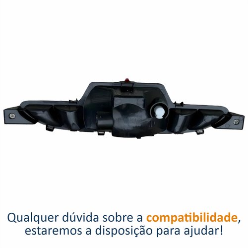 Refletor Parachoque Traseiro Peugeot 208 2012 Até 2020 Central