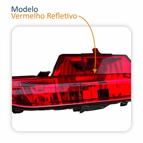 Refletor Parachoque Traseiro Peugeot 208 2012 Até 2020 Central