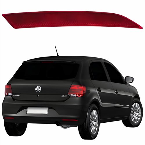 Refletor Parachoque Traseiro Vw Gol G6 2012 2013 2014 2015 2016 Lado Direito Passageiro