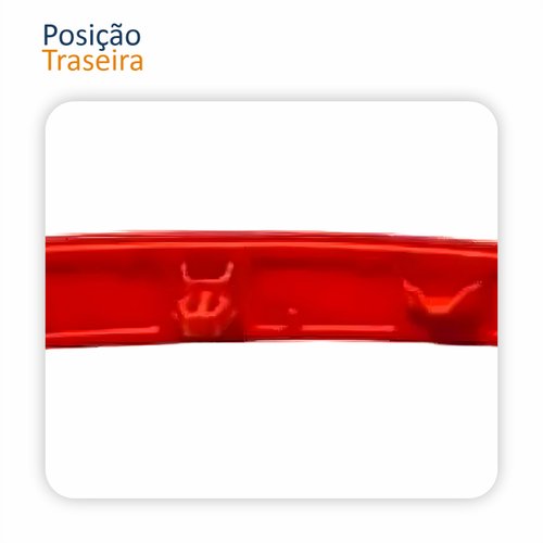 Refletor Parachoque Traseiro Vw Gol G6 2012 2013 2014 2015 2016 Lado Esquerdo Motorista