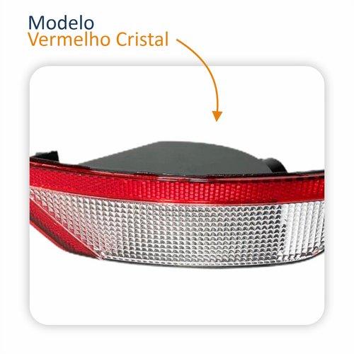 Refletor Traseiro Parachoque Ford Ecosport 2013 2014 2015 2016 Com Luz De Ré Lado Direito Passageiro