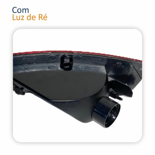 Refletor Traseiro Parachoque Ford Ecosport 2013 2014 2015 2016 Com Luz De Ré Lado Esquerdo Motorista