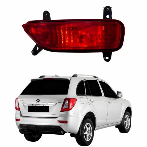 Refletor Parachoque Lifan X60 2013 2014 2015 2016 Com Soquete Lado Direito Passageiro