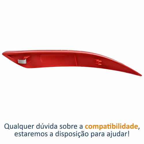 Refletor Traseiro Parachoque Fiat Gran Siena 2012 Até 2019 Lado Esquerdo Motorista