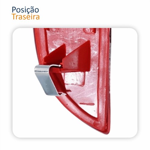 Refletor Traseiro Parachoque Fiat Palio 2012 2013 2014 2015 2016 Lado Direito Passageiro