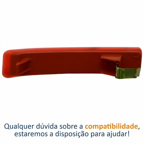 Refletor Traseiro Parachoque Fiat Strada 2004 Até 2013 Strada 2020 Até 2023 Lado Esquerdo Motorista