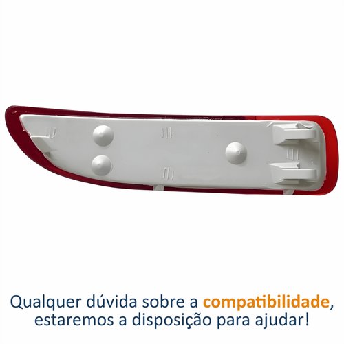 Refletor Traseiro Parachoque Gm Corsa Hatch 2003 Até 2012 Lado Direito Passageiro