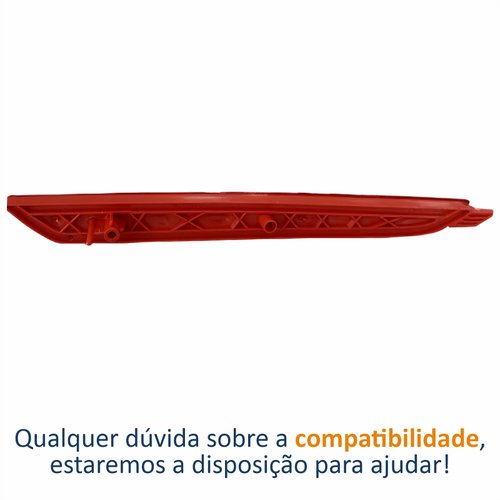 Refletor Parachoque Traseiro Hyundai Hb20 2012 2013 2014 2015 Lado Esquerdo Motorista
