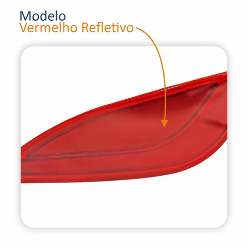Refletor Parachoque Traseiro Hyundai Ix35 2010 Até 2021 Lado Direito Passageiro