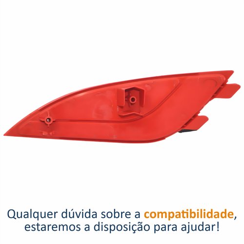 Refletor Parachoque Traseiro Hyundai Ix35 2010 Até 2021 Lado Esquerdo Motorista