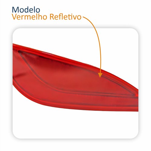 Refletor Parachoque Traseiro Hyundai Ix35 2010 Até 2021 Lado Esquerdo Motorista