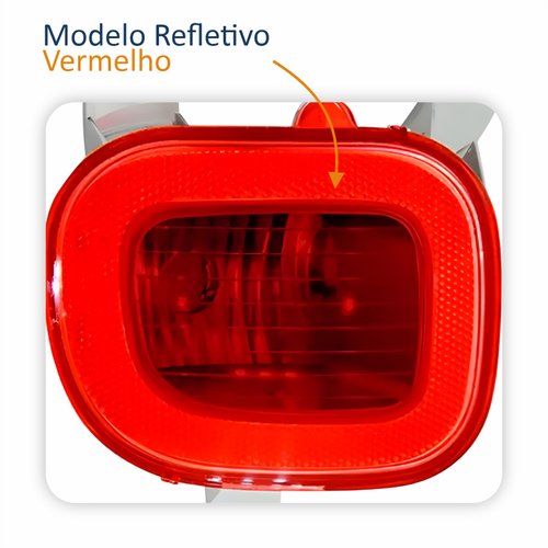 Refletor Traseiro Parachoque Jeep Renegade 2015 Até 2020 Lado Esquerdo Motorista