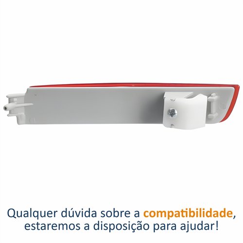 Refletor Parachoque Traseiro Nissan Kicks 2016 Até 2021 Lado Direito Passageiro