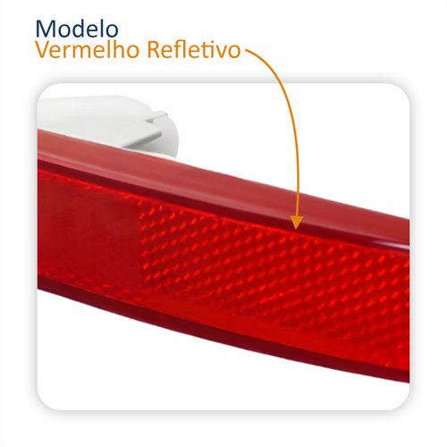 Refletor Parachoque Traseiro Nissan Sentra 2009 Até 2020 Lado Esquerdo Motorista