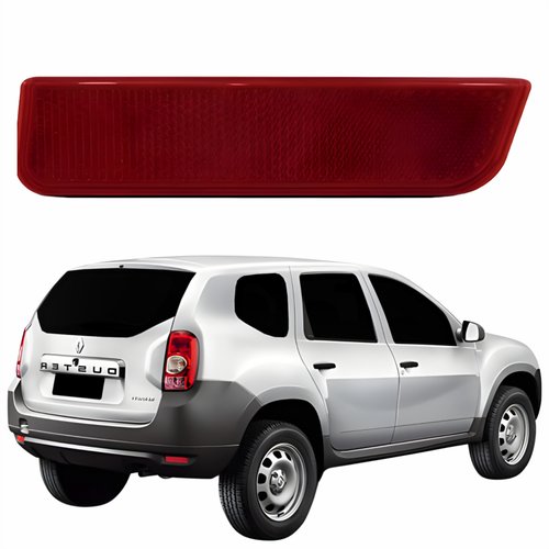 Refletor Parachoque Traseiro Renault Duster 2012 2013 2014 2015 Lado Direito Passageiro