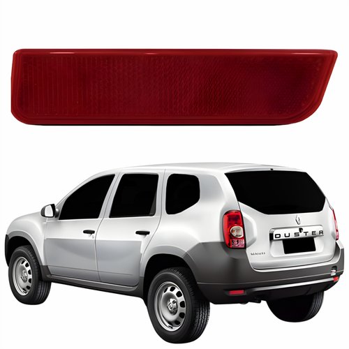 Refletor Parachoque Traseiro Renault Duster 2012 2013 2014 2015 Lado Esquerdo Motorista