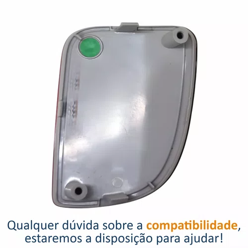 Refletor Parachoque Traseiro Renault Oroch 2016 Até 2020 Lado Esquerdo Motorista