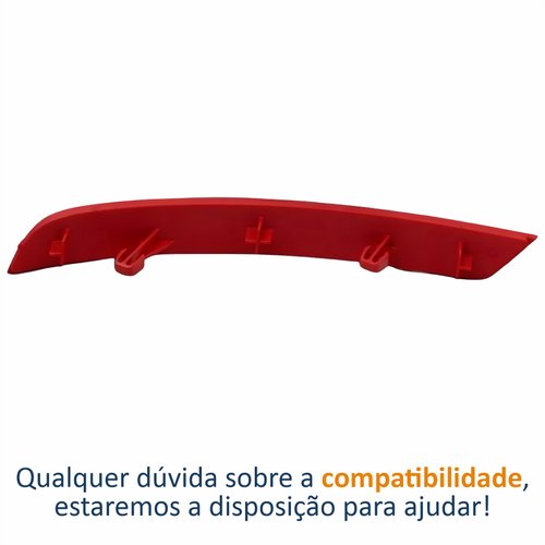 Refletor Parachoque Traseiro Vw Spacefox 2011 2012 2013 2014 Lado Direito Passageiro