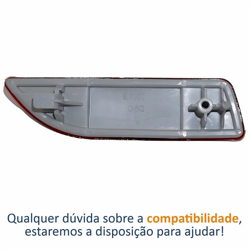 Refletor Parachoque Traseiro Toyota Corolla 2012 2013 2014 Lado Esquerdo Motorista