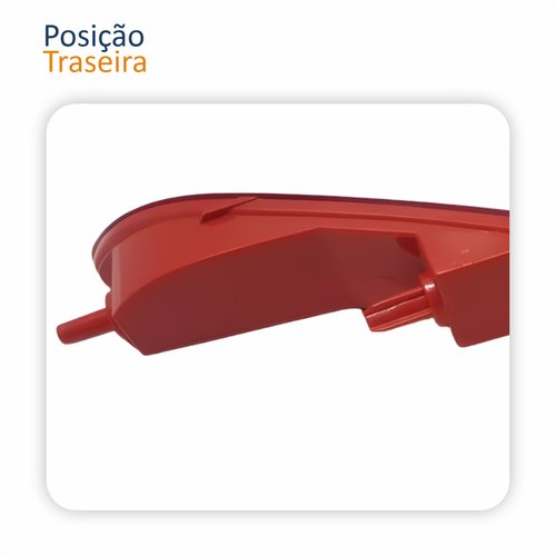 Refletor Traseiro Parachoque Citroen C4 Pallas 2006 Até 2012 Lado Esquerdo Motorista