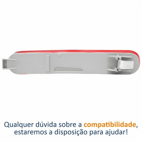 Refletor Traseiro Parachoque Fiat Fiorino 2014 Até 2019 Lado Esquerdo Motorista