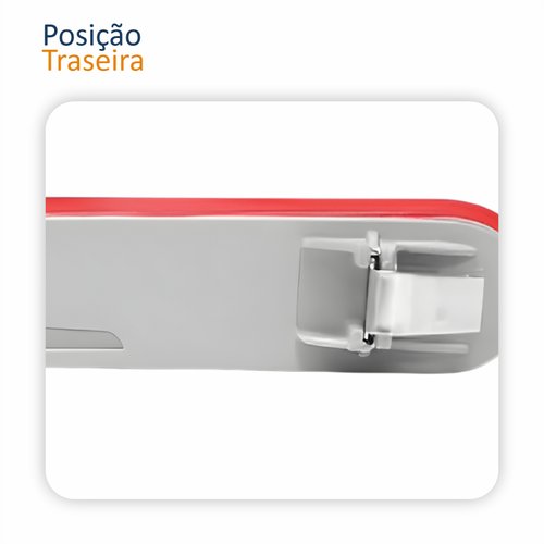 Refletor Traseiro Parachoque Fiat Fiorino 2014 Até 2019 Lado Esquerdo Motorista