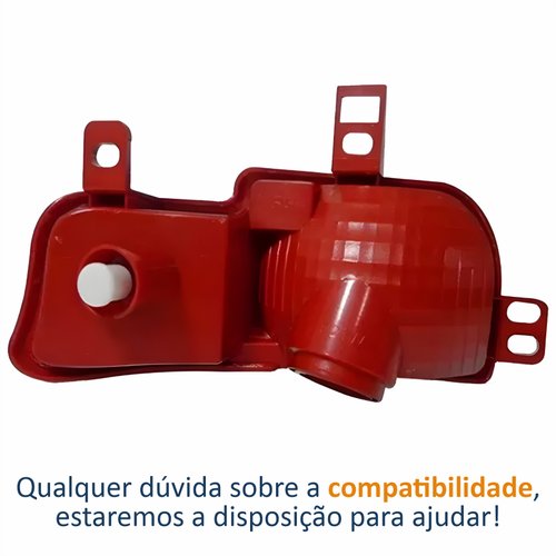 Refletor Traseiro Parachoque Peugeot 207 Sedan 2008 Até 2013 Lado Direito Passageiro