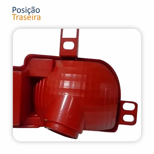 Refletor Traseiro Parachoque Peugeot 207 Sedan 2008 Até 2013 Lado Direito Passageiro