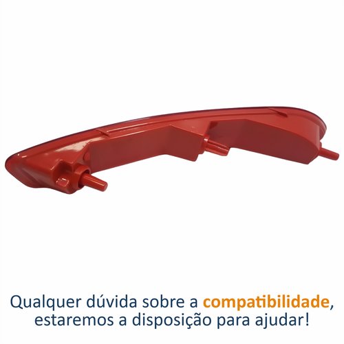 Refletor Traseiro Parachoque Peugeot 408 2012 2013 2014 2015 2016 Lado Direito Passageiro