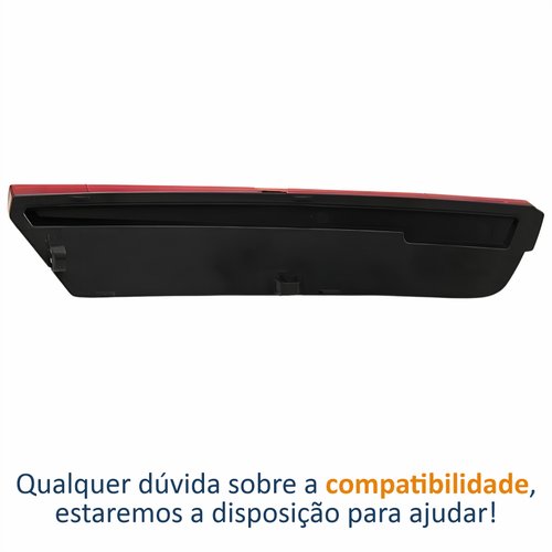 Refletor Parachoque Traseiro Vw Fox 2011 2012 2013 2014 Lado Esquerdo Motorista