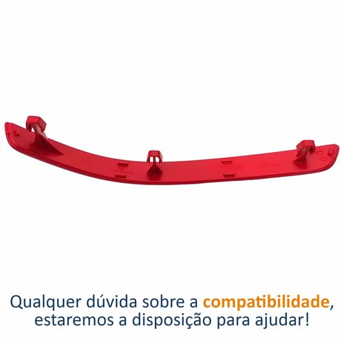 Refletor Parachoque Traseiro Vw Polo Sedan 2012 2013 2014 2015 Lado Esquerdo Motorista