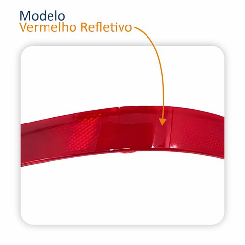 Refletor Parachoque Traseiro Vw Polo Sedan 2012 2013 2014 2015 Lado Esquerdo Motorista
