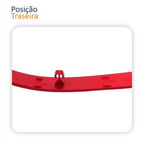 Refletor Parachoque Traseiro Vw Polo Sedan 2012 2013 2014 2015 Lado Esquerdo Motorista