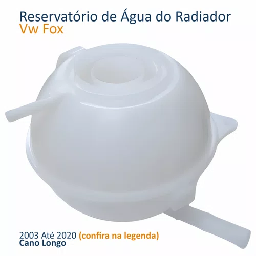 Reservatório Água Radiador Vw Fox 2003 Até 2020 Cano Longo