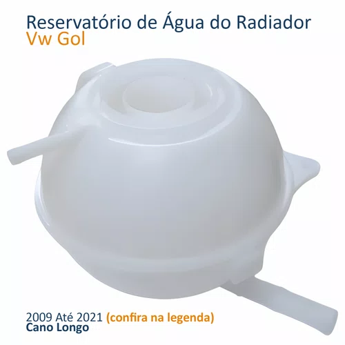 Reservatório Água Radiador Vw Gol 2009 Até 2021 Cano Longo