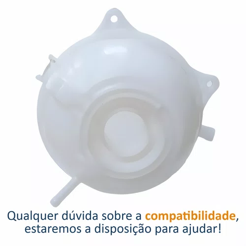 Reservatório Água Radiador Vw Saveiro 2009 Até 2021 Cano Longo