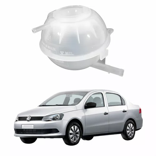 Reservatório Água Radiador Vw Voyage 2009 Até 2021 Cano Curto